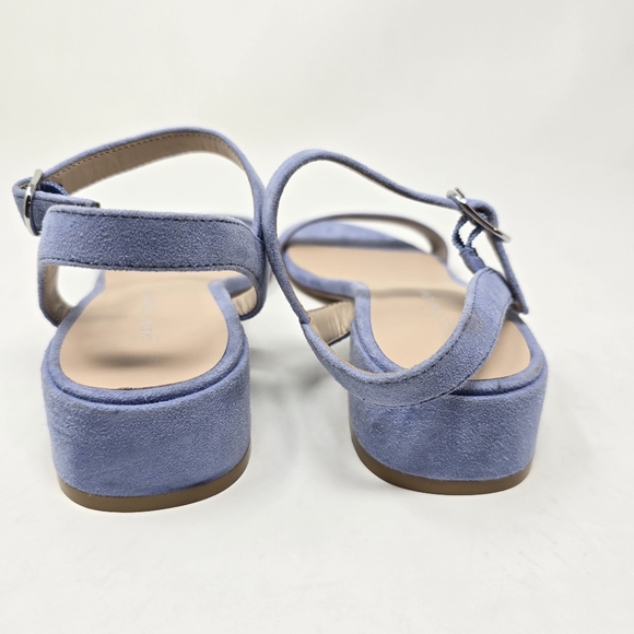 New Stuart Weitzman Tibbey Suede Sandal Periwinkle 5.5 - Picture 7 of 10